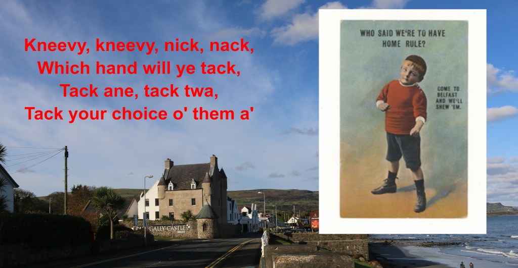 Reconciling the unreconcilable within Protestant identity: get yer mitts up kneevy kneevy nick nack